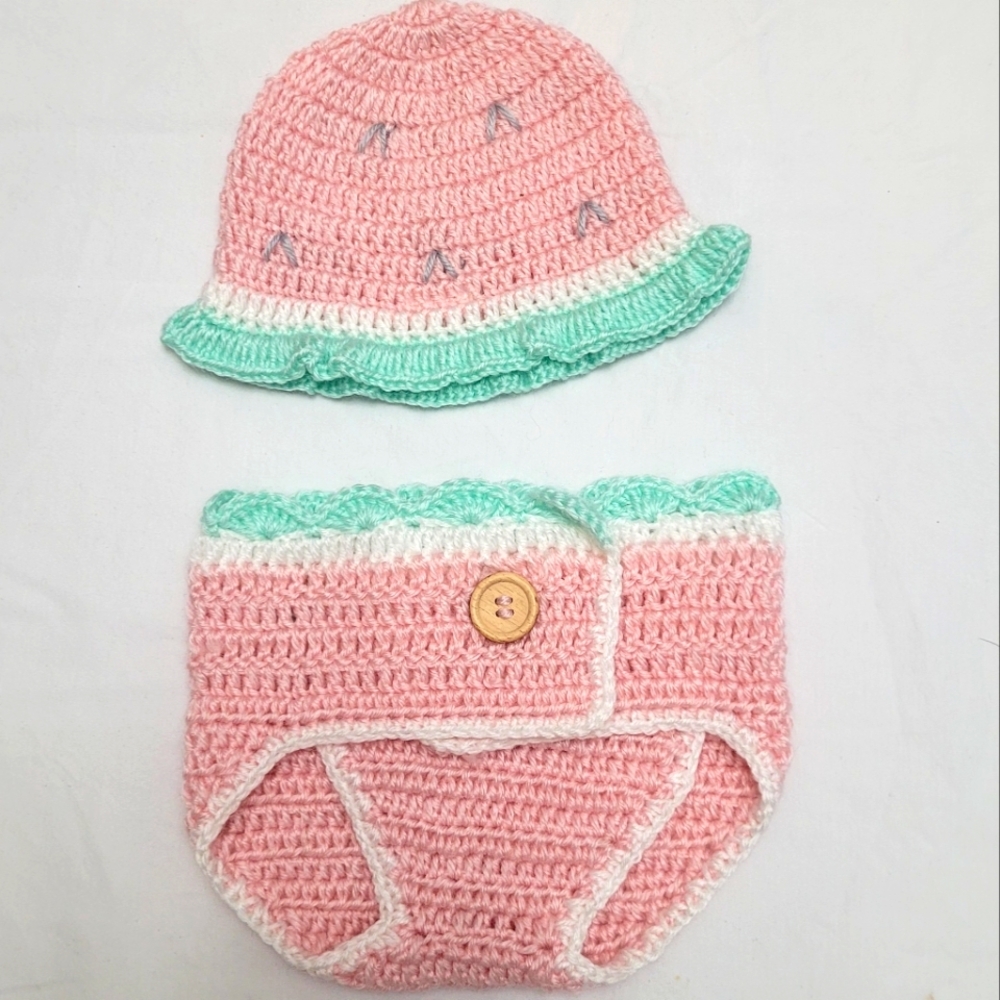 SoDorable Diaper Cover And Hat,0-6 M